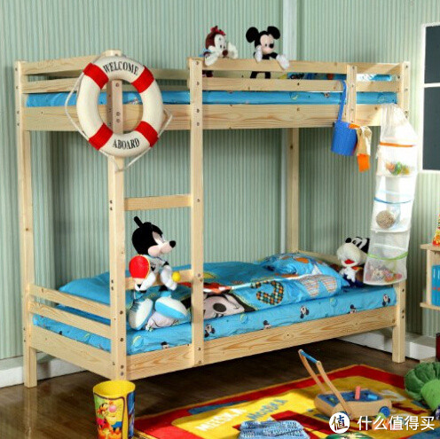 Disney 迪士尼 芬兰松实木儿童上下床