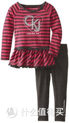 Calvin Klein Jeans  Logo Stripe Tunic Set 可爱女宝宝套装
