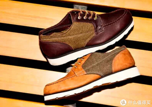 Sebago Stockton 男士羊毛拼接皮鞋