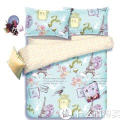 ELLE DECO 1251E 纯棉斜纹印花单人床单四件套