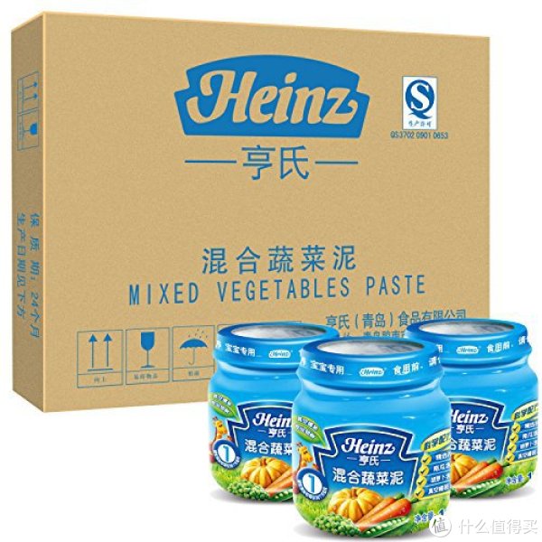 Heinz 亨氏 一段混合蔬菜泥113g*12瓶(箱装)