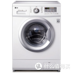 LG WD-N12430D 6公斤 静音DD变频滚筒洗衣机（白色）