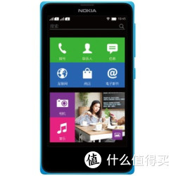 NOKIA 诺基亚 X 双卡双待手机 WCDMA/GSM（蓝色）
