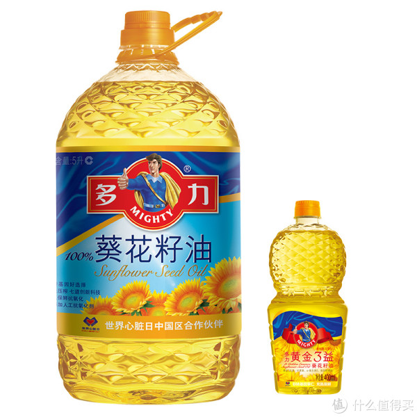 MIGHTY 多力 葵花籽油5L/桶