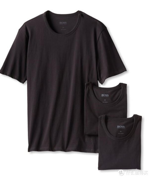 凑单品:HUGO BOSS Cotton 3 男士T恤 3件装