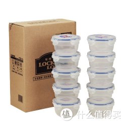 LOCK&amp;LOCK 乐扣乐扣 HSM942CQ10 普通型 保鲜盒 10件套