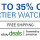 促销活动：ebay Cartier 卡地亚 腕表促销
