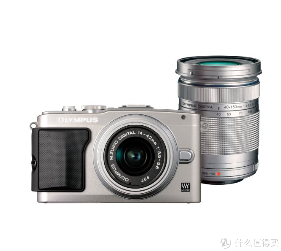 OLYMPUS 奥林巴斯 E-PL5 14-42mm/40-150mm 双镜头单电套机 银色