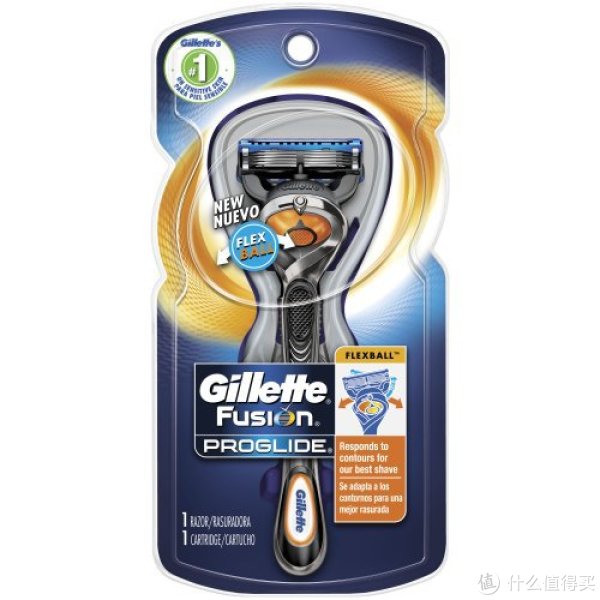 凑单品:Gillette 吉列 Fusion Proglide 手动剃须刀