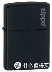 凑单品：ZIPPO 芝宝 Logo Black Matte Pocket Lighter 打火机