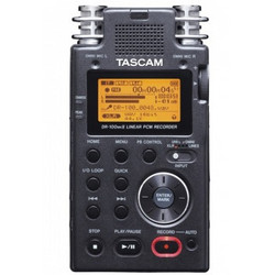 TASCAM DR-100MKII 无线遥控录音机 黑色