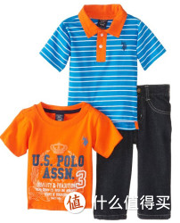 凑单品：U.S. Polo Assn. 男童POLO衫套装