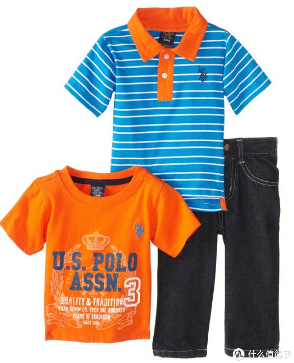 凑单品：U.S. Polo Assn. 男童POLO衫套装