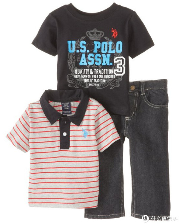 凑单品：U.S. Polo Assn. 男童POLO衫套装