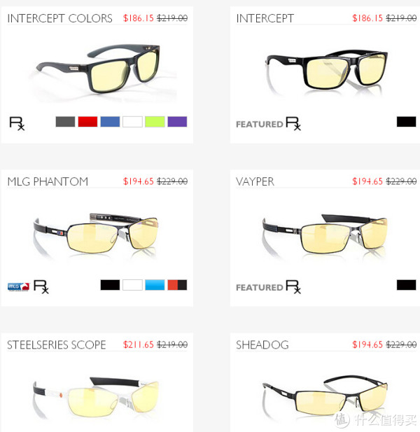 海淘活动：GUNNAR官网 PRESCRIPTION EYEWEAR 定制系列