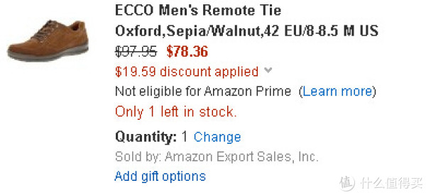 ecco 爱步 Remote Casual Oxford 男款牛津休闲鞋
