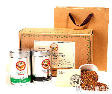 虎标 黑苦荞茶398g+黄金鞑靼茶398g（礼盒装）+ 茯苓夹饼