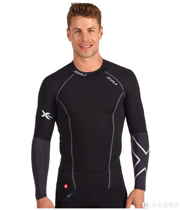 2XU Elite Compression 高端款 男士长袖 运动压缩衣
