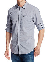 Calvin Klein Jeans Small Stripe Long Sleeve Woven 男款衬衫