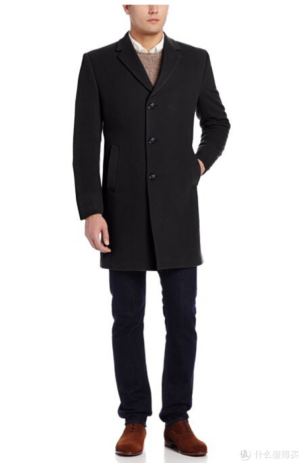 TOMMY HILFIGER Double Breasted Classic Peacoat 女士经典双排扣呢子大衣