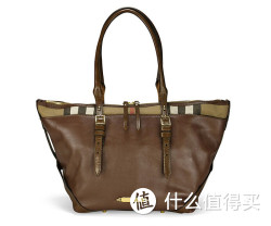 BURBERRY 博柏利 Salisbury Dark Ochre Leather 女款真皮手提包