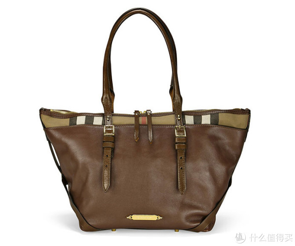 BURBERRY 博柏利 Salisbury Dark Ochre Leather 女款真皮手提包