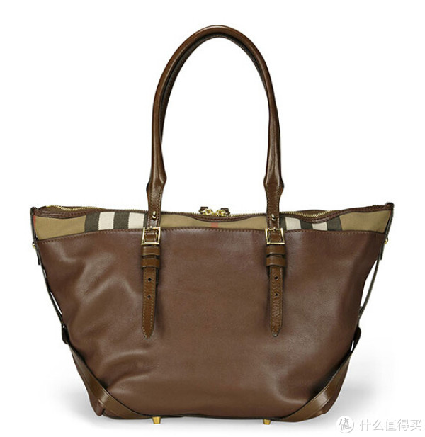BURBERRY 博柏利 Salisbury Dark Ochre Leather 女款真皮手提包