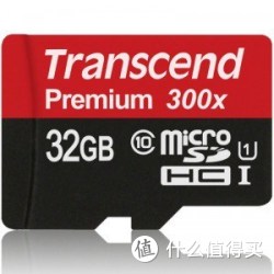 Transcend 创见 300X MicroSD（TF）存储卡 32G 