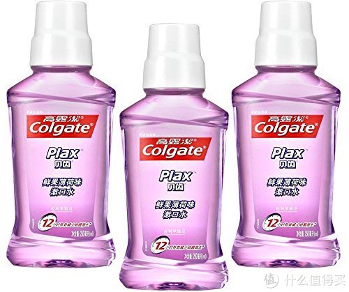 Colgate 高露洁 贝齿鲜果薄荷 漱口水 250ml*3