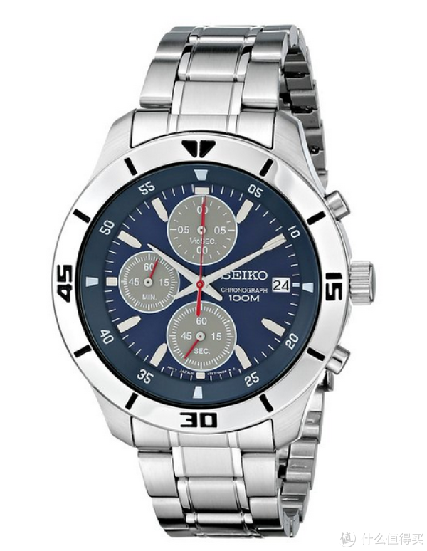 Deal of the Day:SEIKO 精工 SKS415/SKS413 男士计时腕表