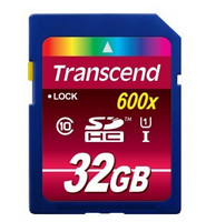 Transcend 创见 UHS-I 600X 32G SD存储卡（读90M+/s、写60M+/s）