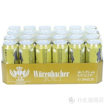 Wurenbacher 瓦伦丁 拉格啤酒 500ml*48瓶