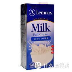 Lemnos 兰诺斯 全脂牛奶 1L 