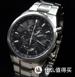 CITIZEN 西铁城  AT8010-58E 光动能男士腕表（六局电波、三眼计时）