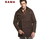 天猫双11预售：KAMA 卡玛  2412708 男棉衣中长款保暖棉服外套