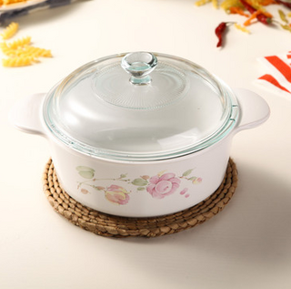 商品corningware 康宁 p-12-rs 田园玫瑰 圆汤锅 1.25l