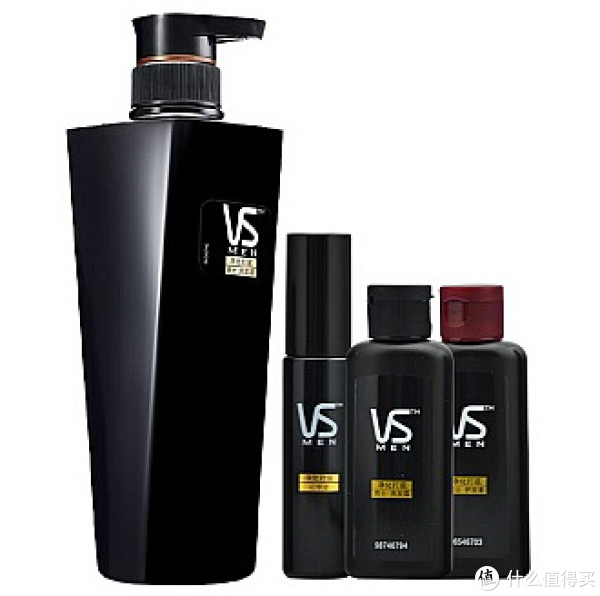 VS 沙宣 净化打底男士洗发露套装(洗发露460ml+50ml+护发素50ml+精华液30ml)