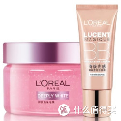 L'OREAL PARIS 巴黎欧莱雅 彻夜焕采冻膜100ml+粉嫩透亮修颜霜30ml+凑单品