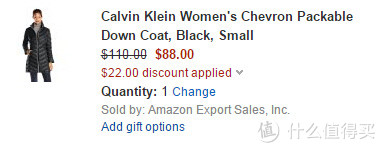 Calvin Klein Chevron Packable Down Coat 女士长款羽绒服