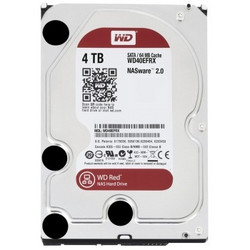 WD 西部数据 红盘 4TB SATA3 64M 台式机硬盘(WD40EFRX)