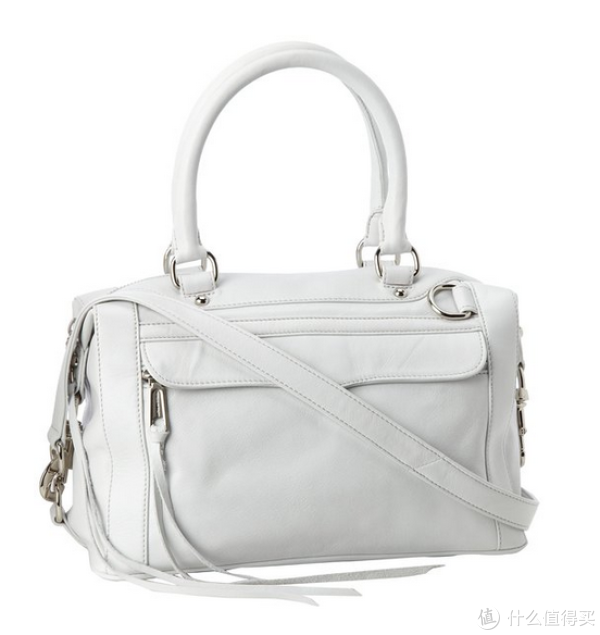REBECCA MINKOFF Moto Rocker 女士真皮斜挎包 Biscuit色