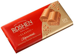 ROSHEN 如胜 深色牛奶充气 巧克力100g (乌克兰进口)
