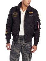 Alpha Industries  阿尔法 CWU-45/P    Pilot X Flight Jacket 男士 飞行员夹克