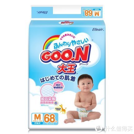 GOO.N 大王 维E系列 婴幼儿纸尿裤 M68