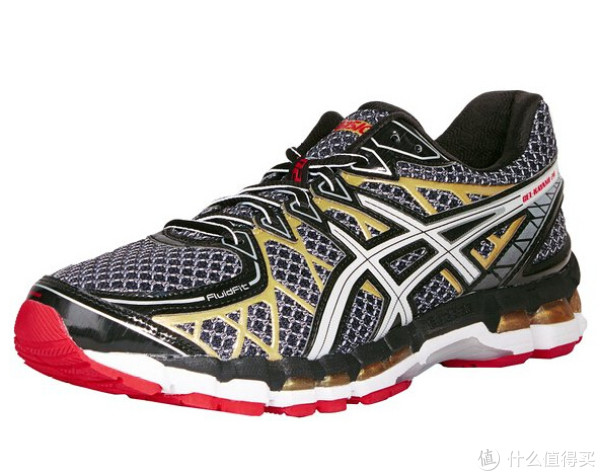 ASICS 亚瑟士 GEL-Kayano 20 男款顶级支撑跑鞋 黑金色
