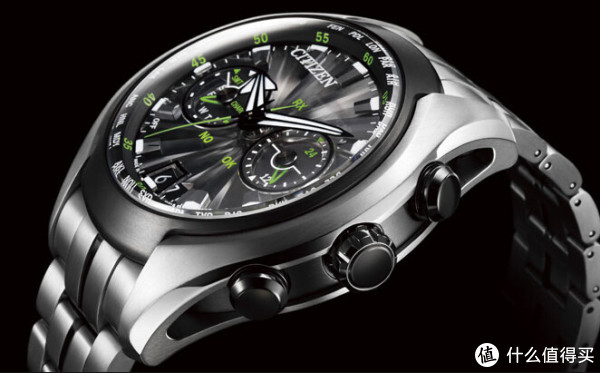 CITIZEN 西铁城 "Satellite Wave Air" Titanium 系列 CC1055-53E 男款光动能卫星对时腕表
