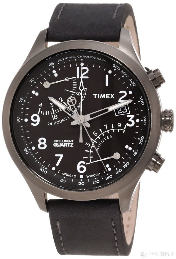 新低价：Timex 天美时 IQ系列 T2N930DH 男款皮带腕表