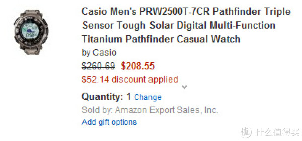 CASIO 卡西欧 PRW2500T-7CR 登山系列 男款太阳能电波表 (六局电波,太阳能电池)