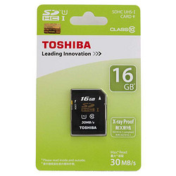 TOSHIBA  东芝 16GB Class10/UHS SDHC存储卡