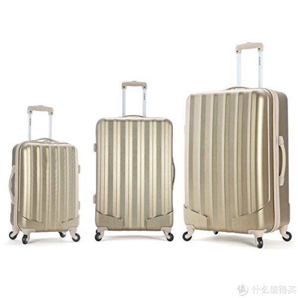 再特价:Rockland F185 20+24+28英寸套装 拉杆箱(土豪金)
